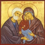 Святые Иоаким и Анна с Пресвятой Богородицей
