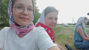 На привале